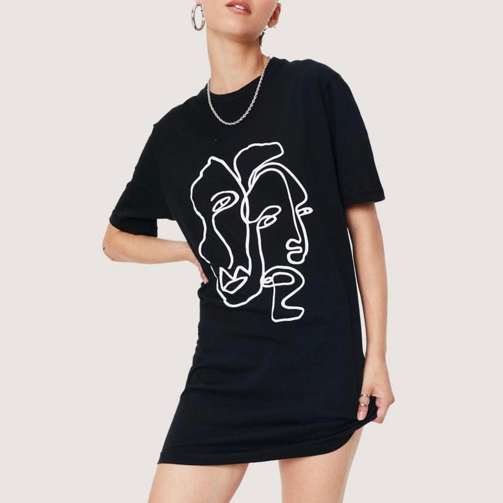 NWT Nasty Gal Tshirt Dress - Medium